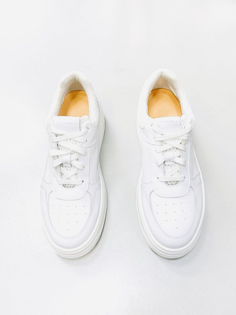 BUTY BIAŁE TRAMPKI SNEAKERSY NA GRUBEJ PODESZWIE LESTROSA SN13 - obrazek 4