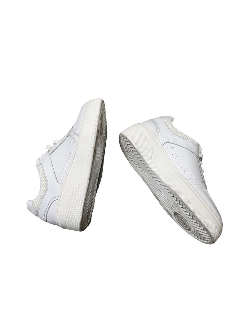 BUTY BIAŁE TRAMPKI SNEAKERSY NA GRUBEJ PODESZWIE LESTROSA SN13