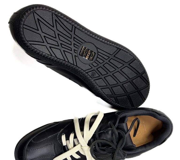 BUTY CZARNE SKÓRZANE SNEAKERSY LESTROSA SN88 - obrazek 2