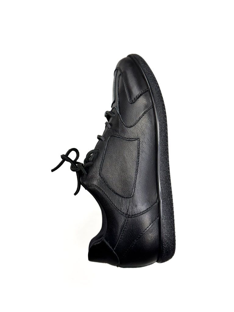 BUTY CZARNE SKÓRZANE SNEAKERSY LESTROSA SN88 - obrazek 3