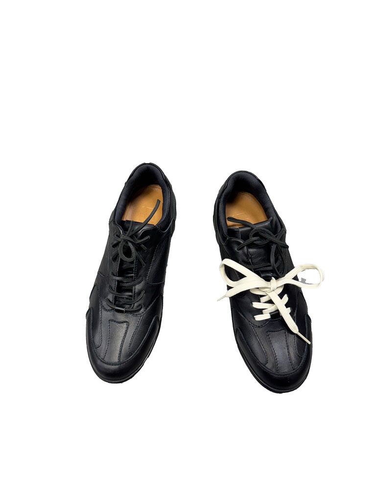 BUTY CZARNE SKÓRZANE SNEAKERSY LESTROSA SN88