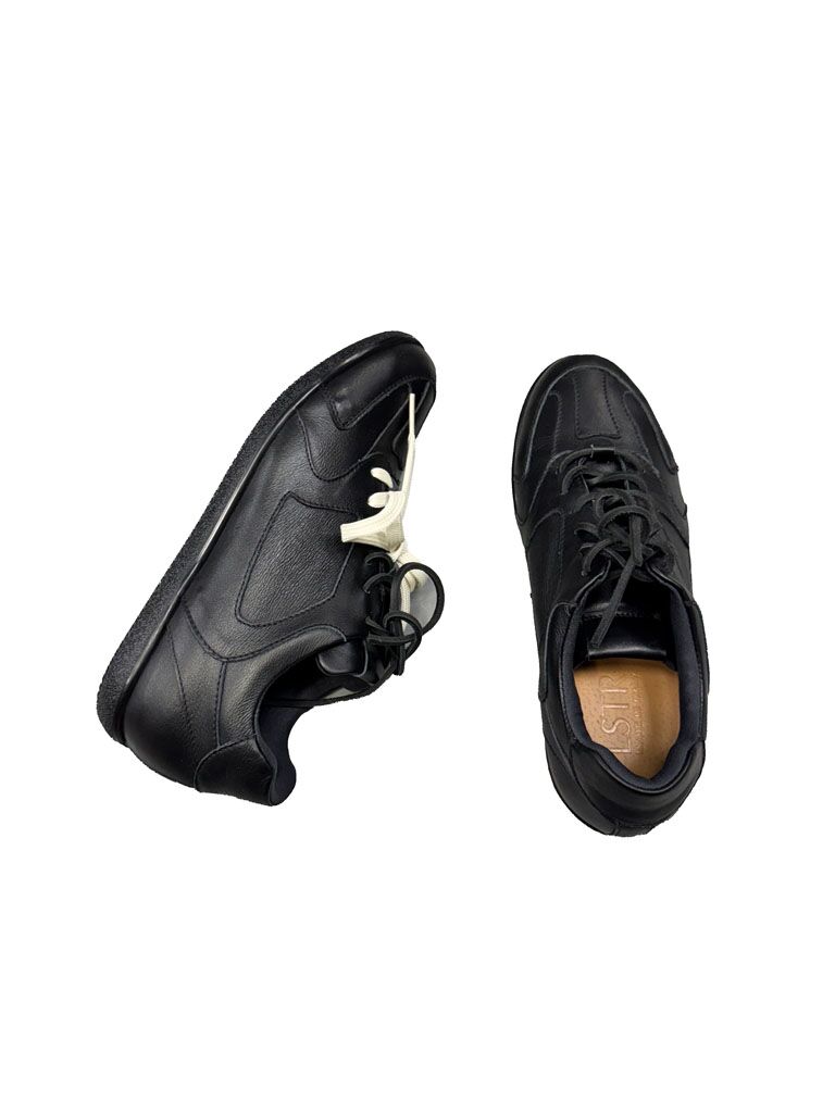 BUTY CZARNE SKÓRZANE SNEAKERSY LESTROSA SN88 - obrazek 4