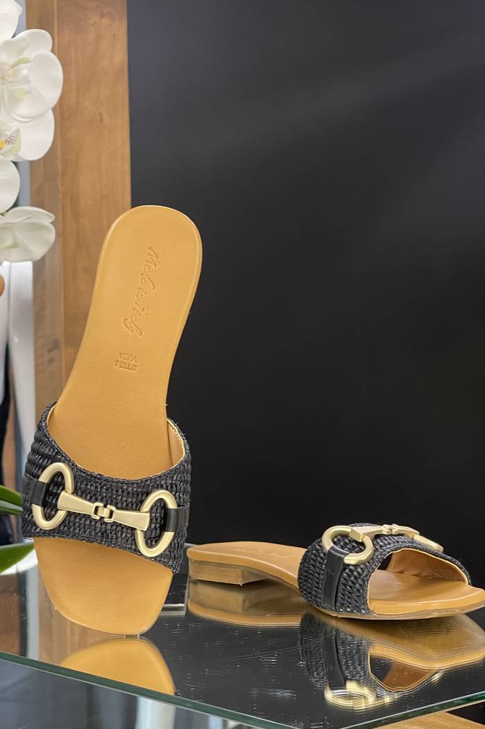 KLAPKI MADE IN ITALY P126 CZARNE