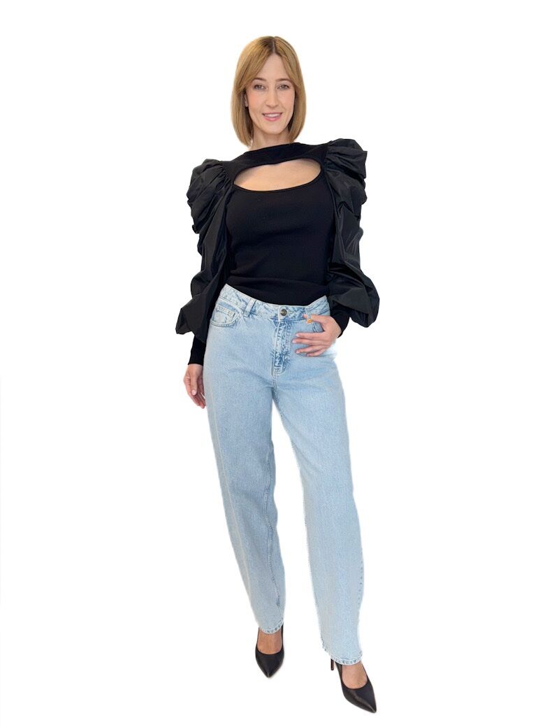 SPODNIE JEANSY BŁĘKITNE MOS MOSH 161740 - obrazek 4