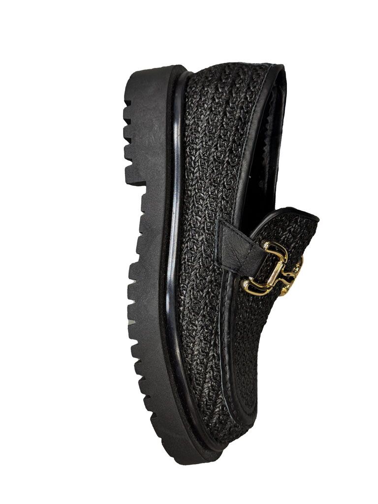 BUTY CZARNE SKÓRZANE MOKASYNY LESTROSA TM8 - obrazek 3