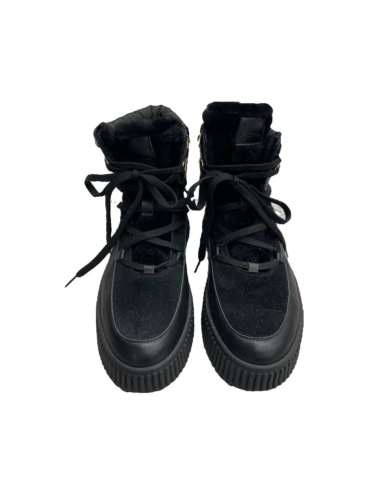 BUTY ZIMOWE CZARNE ŚNIEGOWCE LESTROSA 6090 - obrazek 3