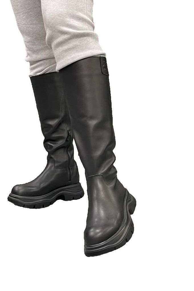 BUTY KARL LAGERFELD KL42995 CZARNE, WYSOKIE KOZAKI