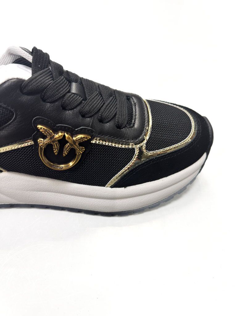 BUTY PINKO SS0019P027 GEM01 CZARNE SNEAKERSY - obrazek 3
