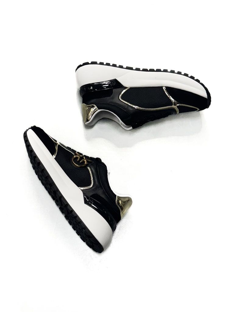 BUTY PINKO SS0019P027 GEM01 CZARNE SNEAKERSY