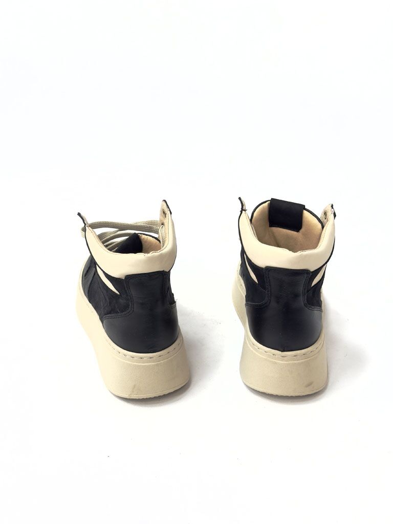 BUTY ZIMOWE WYSOKIE CZARNE SNEAKERSY FEDERICA LANCIONI CLAIRE-01 - obrazek 4