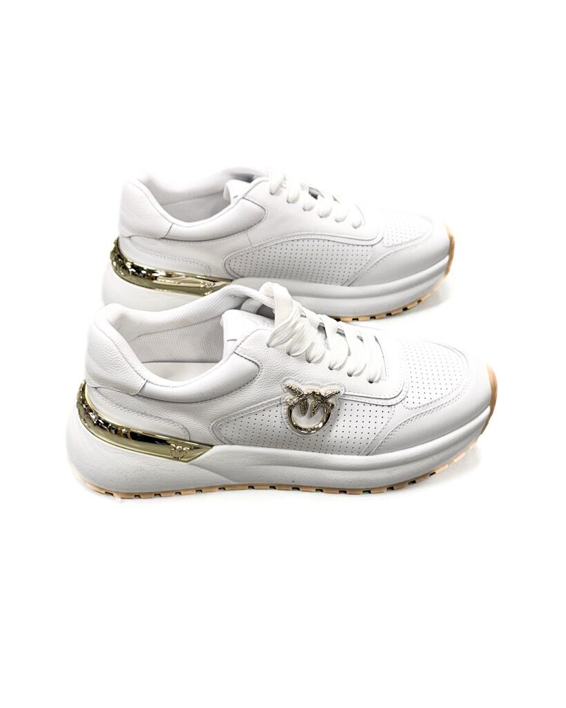 BUTY PINKO SS0019P001 GEM01 BIAŁE SNEAKERSY