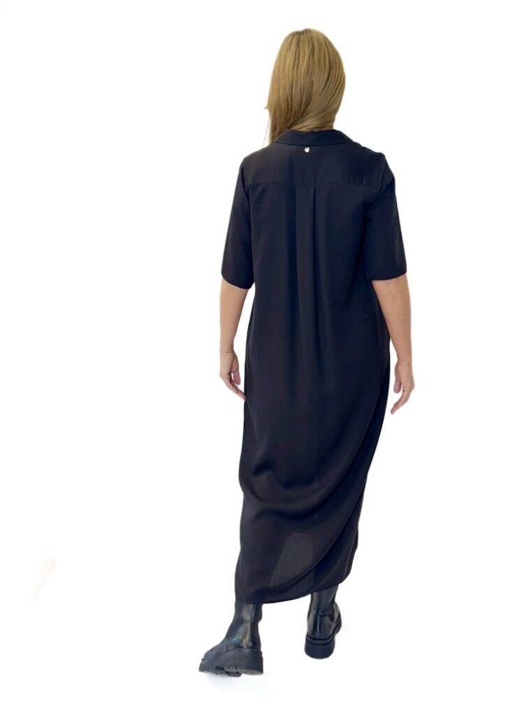 DŁUGA CZARNA SUKIENKA MOS MOSH 169370 - obrazek 4