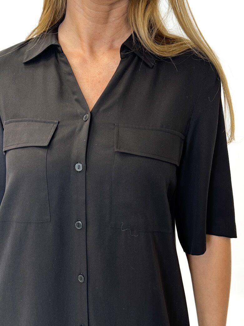 DŁUGA CZARNA SUKIENKA MOS MOSH 169370 - obrazek 5