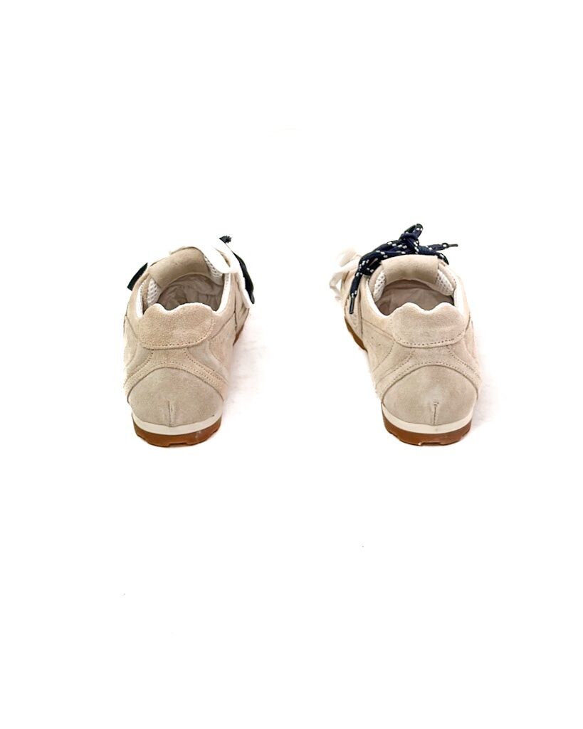 BUTY SNEAKERSY ZAMSZOWE W KOLORZE BEŻOWYM DIVINE MASSI - obrazek 5