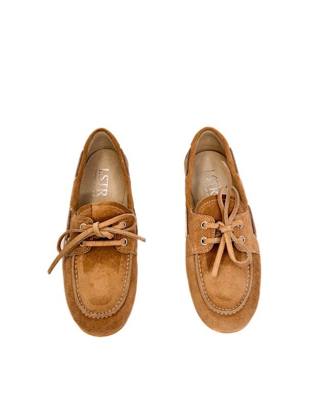 BUTY MOKASYNY SKÓRZANE BRĄZOWE CAMELOWE LESTROSA M6 - obrazek 2