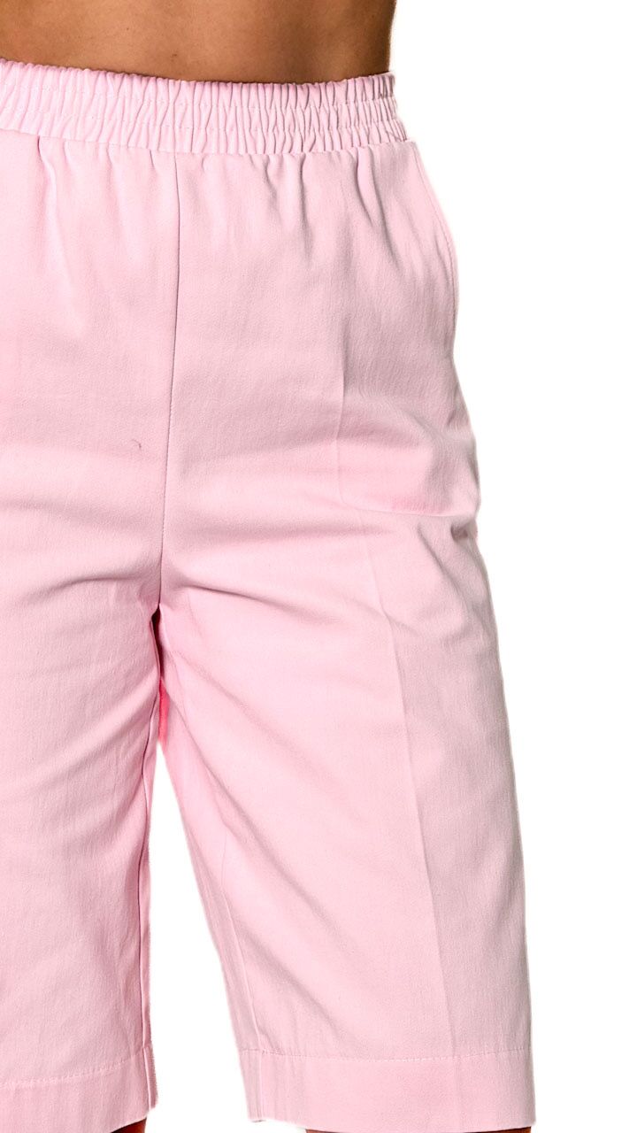 BAWEŁNIANE KRÓTKIE SPODNIE DO KOLAN RÓŻOWE IMPERIAL D489JTX - obrazek 5