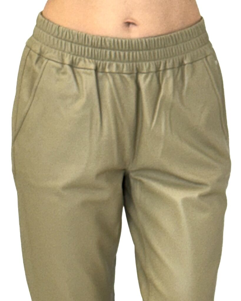 OLIWKOWE SKÓRZANE SPODNIE DAMSKIE MOS MOSH 146390 - obrazek 3