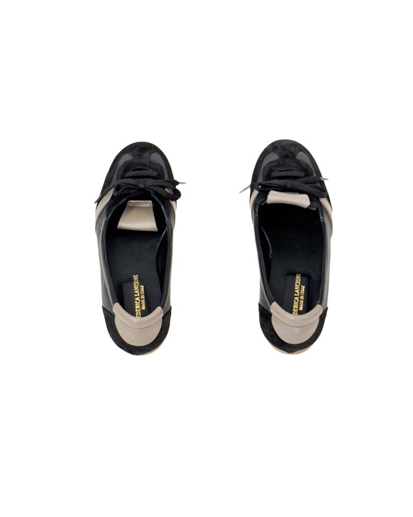 BUTY SKÓRZANE SPORTOWE BALERINY FEDERICA TIMBER - obrazek 3