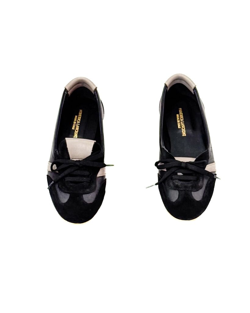 BUTY SKÓRZANE SPORTOWE BALERINY FEDERICA TIMBER - obrazek 2