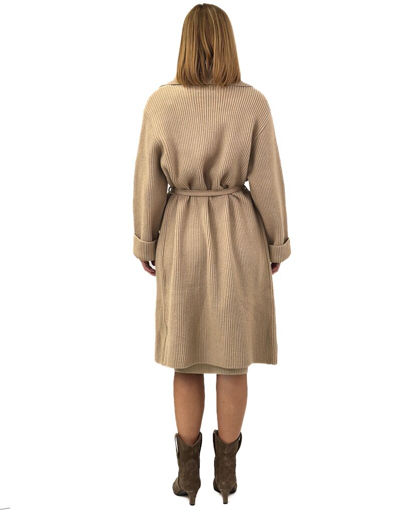 DŁUGI WIĄZANY SWETER ROBERTA BIAGI CAP0633 - obrazek 2