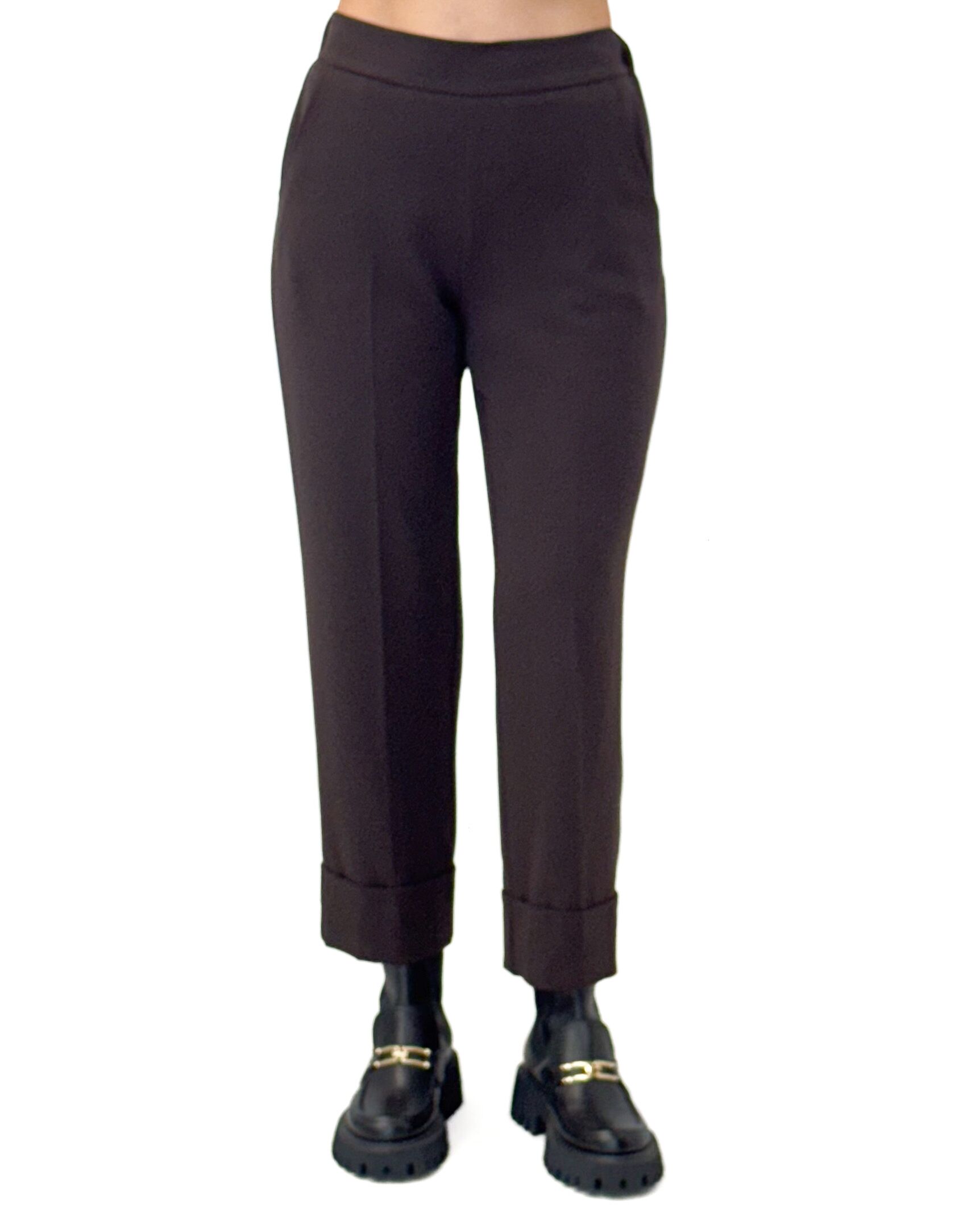 CZEKOLADOWE SPODNIE DAMSKIE PIA B PROCLO - obrazek 4