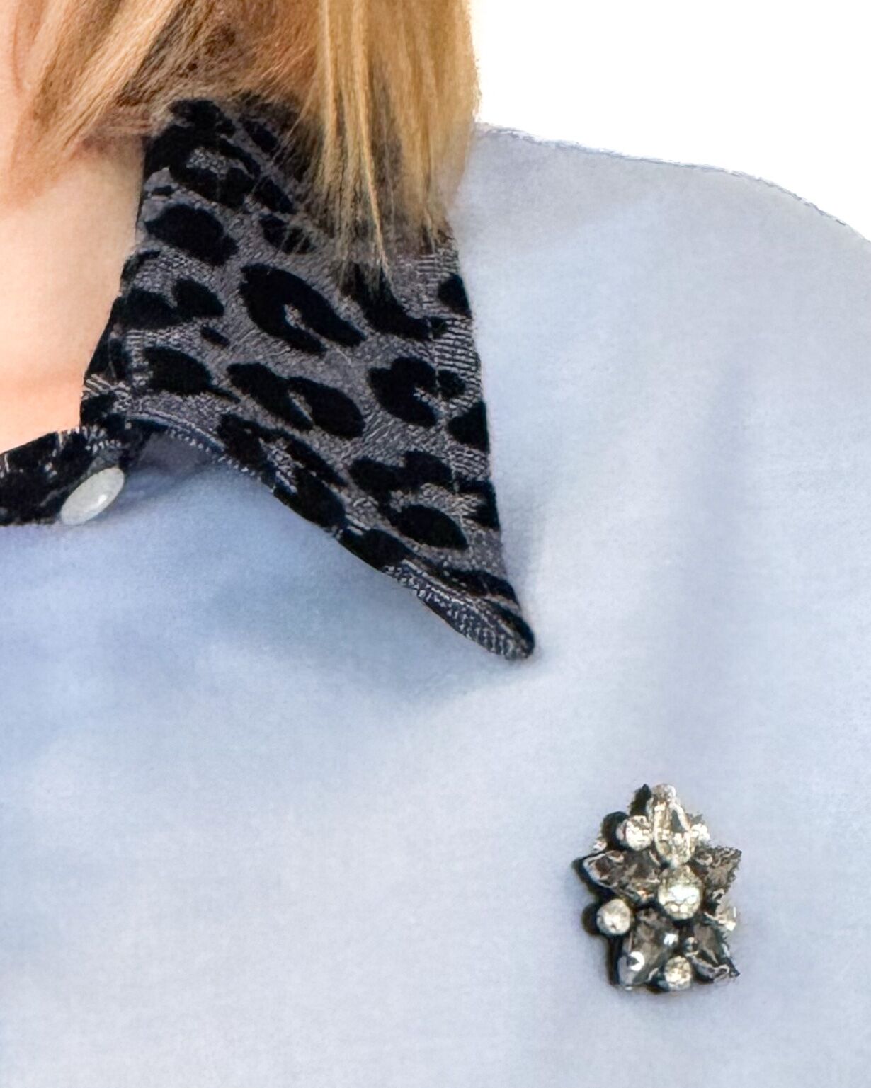 NIEBIESKA KOSZULA DAMSKA PIA B LAMOS - obrazek 3