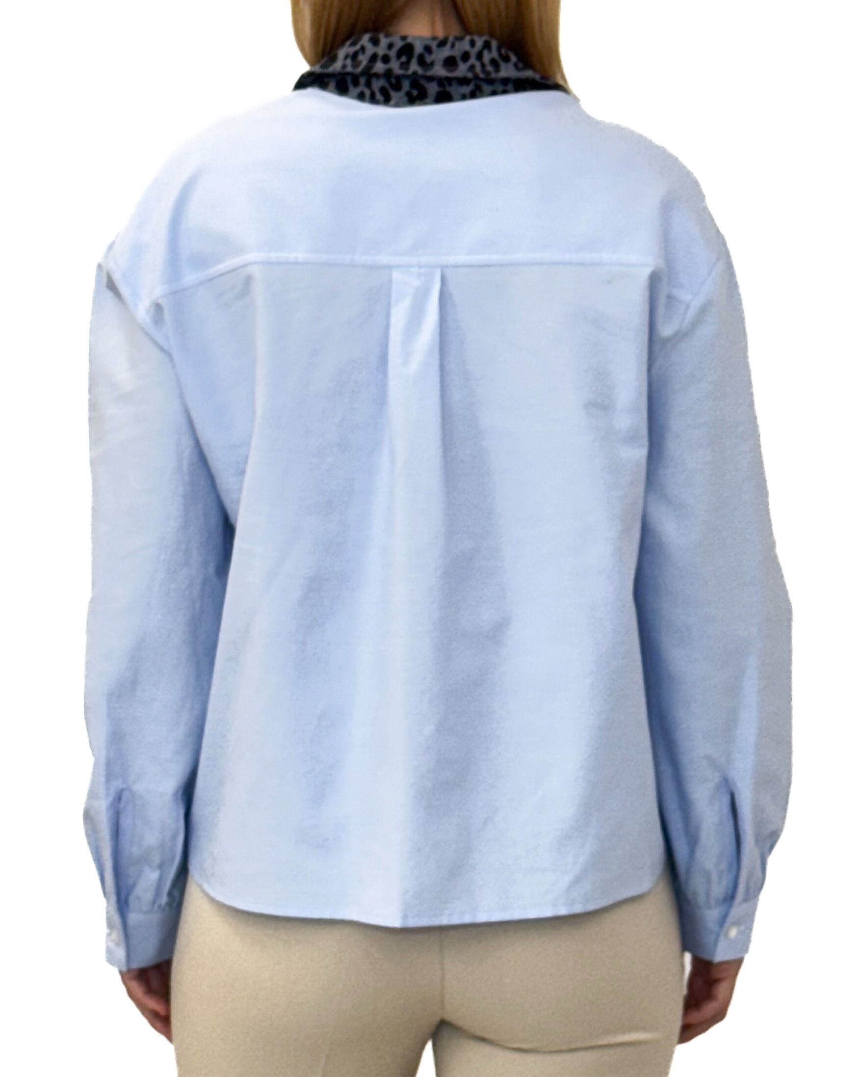 NIEBIESKA KOSZULA DAMSKA PIA B LAMOS - obrazek 6