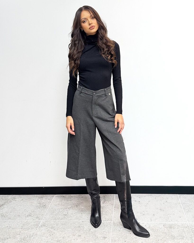 CZARNY GOLF DAMSKI GIL SANTUCCI 22APT244MA238