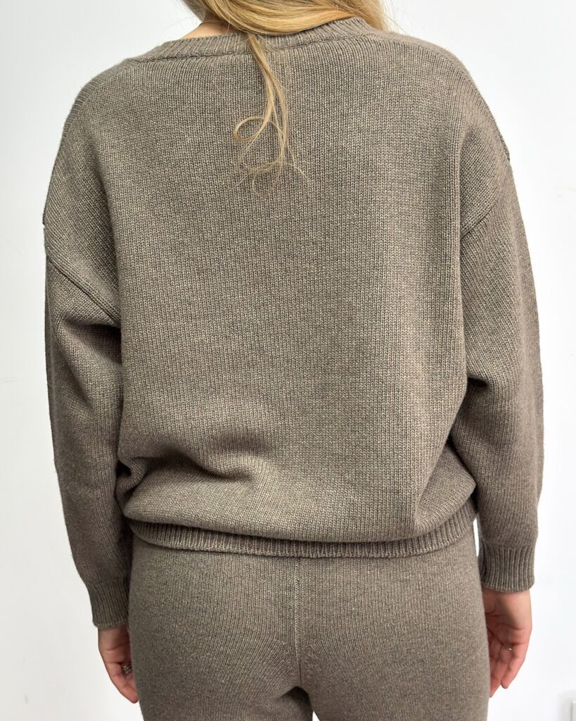 BEŻOWY KOMPLET DZIANINOWY VICOLO 55251R - obrazek 4