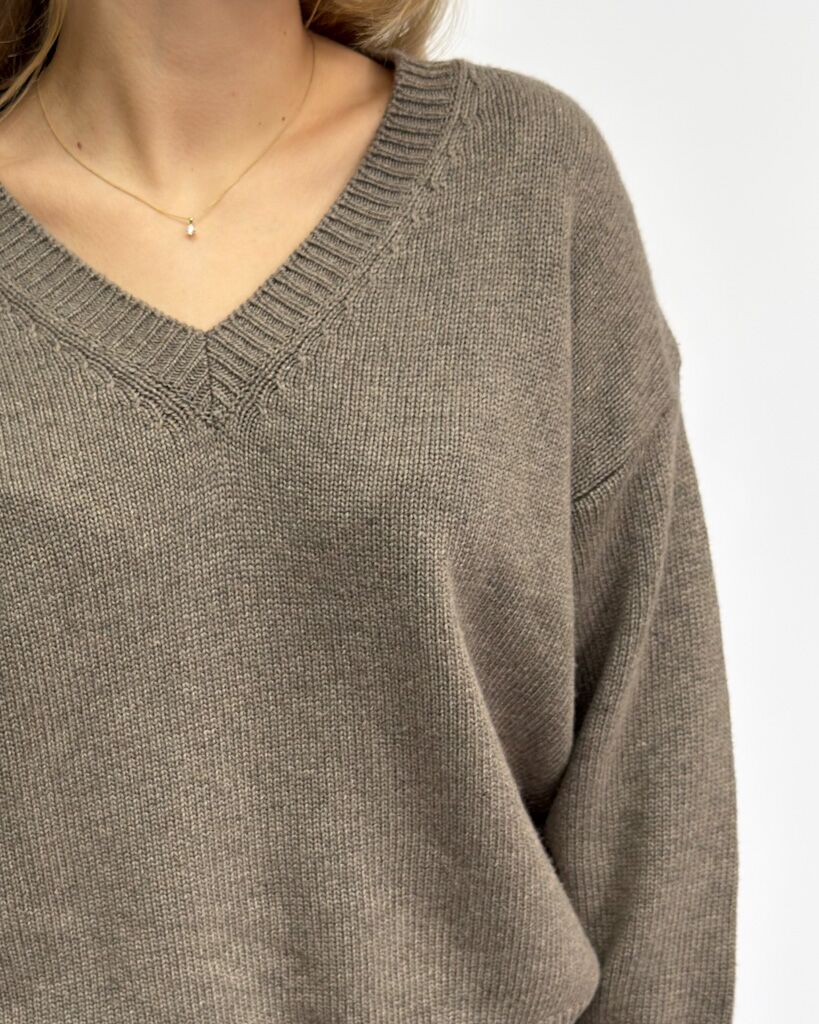 BEŻOWY KOMPLET DZIANINOWY VICOLO 55251R - obrazek 3