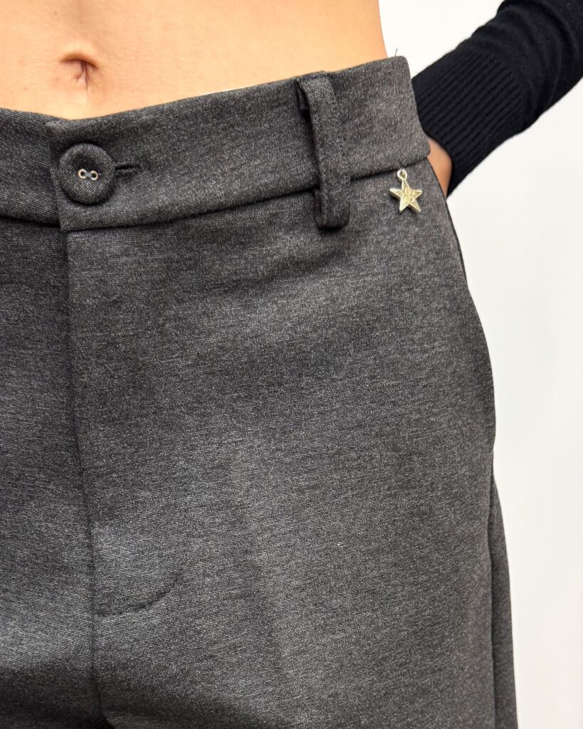 SZARE SPODNIE KULOTY SOUVENIR M36F0729 - obrazek 4