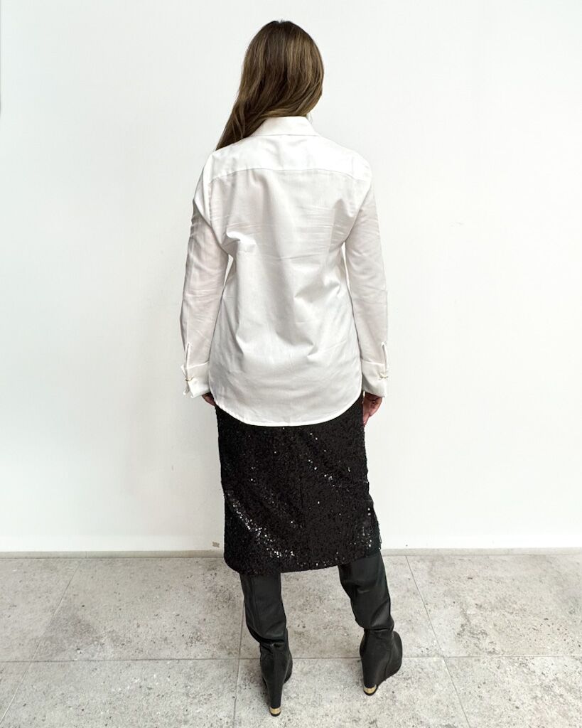 Biała koszula damska z długim rękawem Imperial CNF7ITY - obrazek 7