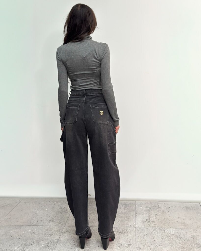 Szary cienki golfik damski Imperial TR11GIN - obrazek 4