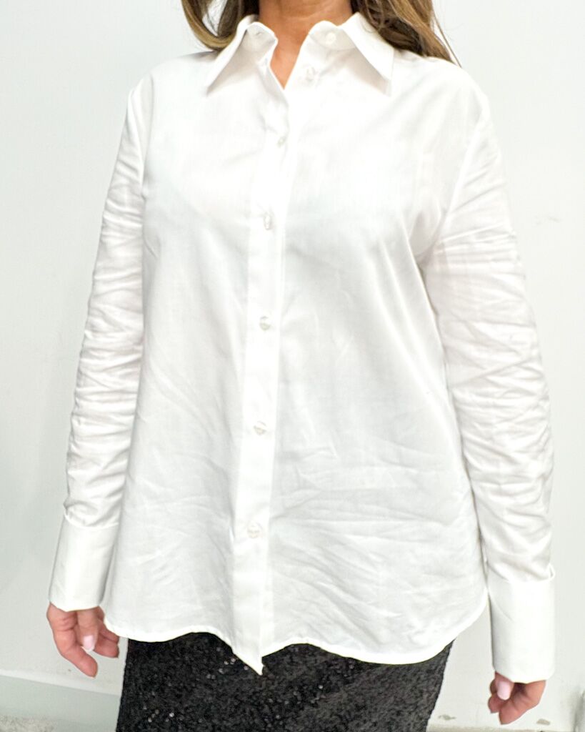 Biała koszula damska z długim rękawem Imperial CNF7ITY - obrazek 3