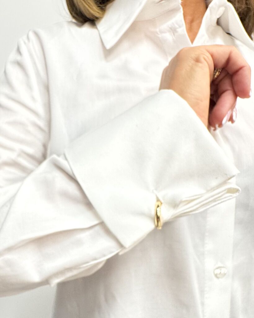 Biała koszula damska z długim rękawem Imperial CNF7ITY - obrazek 2