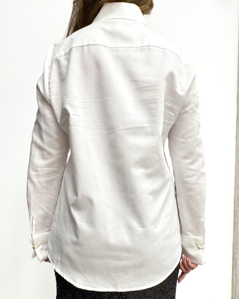 Biała koszula damska z długim rękawem Imperial CNF7ITY - obrazek 4