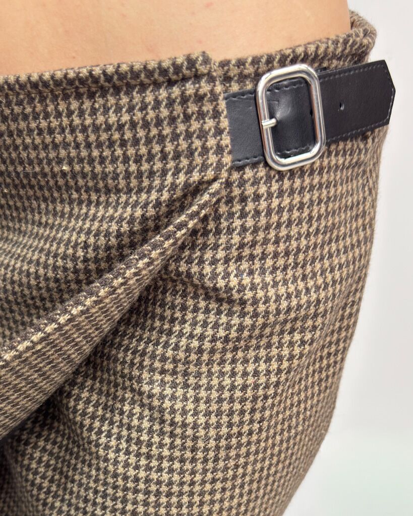 Krótka spódnica w pepitkę Vicolo TS1328 - obrazek 3