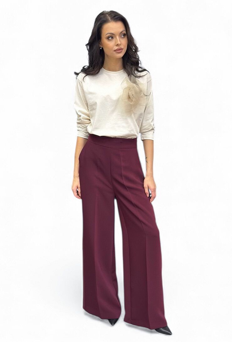 Kremowa bawełniana bluzka damska Pia B Rosone